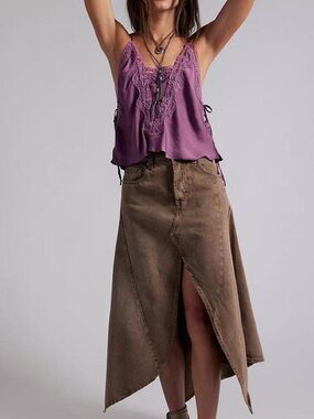 NWT Free People Aquarius Maxi Skirt